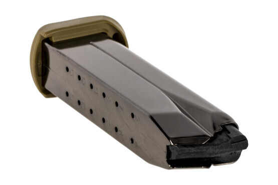 The FN FNX 15 round magazine features a black finish and rear witness holes